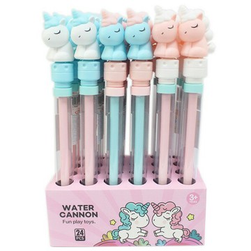 獨角獸公仔水槍 獨角獸水炮 拉把水炮 /一盒24支入(促40) 透明管抽拉式水槍 手拉水槍棒-CF150502【APP滿額下單4%點數(單一帳號最高1500點)】5/31止
