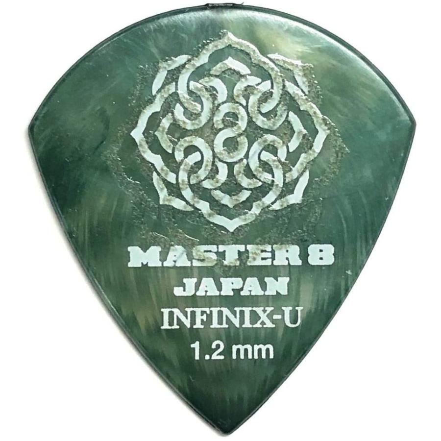 MASTER8 JAPAN INFINIX-U JAZZ III XL 1.2mm HARD GRIP 滑り止め加工 ギターピック