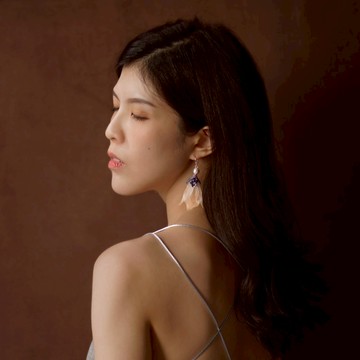 Fanning 仙氣迷霧日本棉布紗花耳環