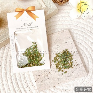 [Ching co store]飾品831 一包 綠色尖底鑽 美甲材料 飾品 美甲材料 美甲裝飾品 美甲 彩鑽