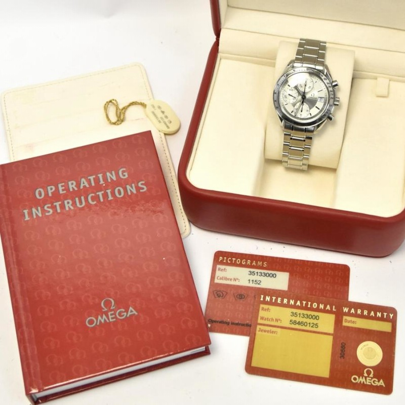 オメガ OMEGA スピードマスター デイト3513.30 メンズ　保証書あり オメガ OMEGA 3513.30 スピードマスター クロノグラフ デイト