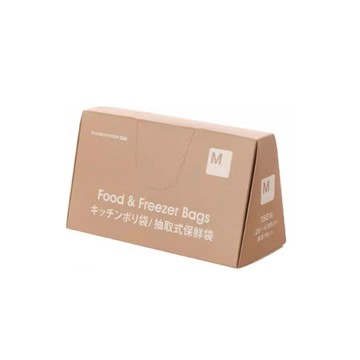 SHIMOYAMA 抽取式PE食物保鮮袋(150入/包)x3包組-M