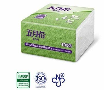13吋餐巾紙100張x24包