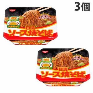 日清焼きそば カップソース 焼きそば チキンスープ付 104g×3個