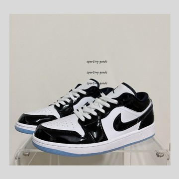 S.G  AIR JORDAN 1 LOW DV1333-DV1309-100 CONCORD 漆皮 康扣 冰底 男鞋