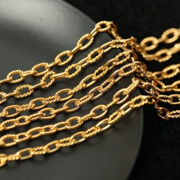 DIY 18K配件O字鏈手工材料包金