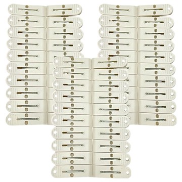 森活 強力晒衣夾  聚丙烯材質  電鍍彈簧  20個入  顏色隨機  3組