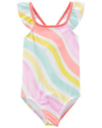 Toddler Striped 1-Piece Swimsuit
