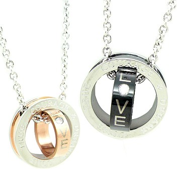 【Charme】316L鋼 愛與夢想 時尚情人對鍊