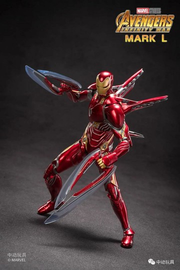 中動 鋼鐵人 Mark L 7吋可動人偶