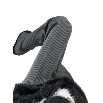 175高個子加長版180雪尼爾開叉微喇褲女秋冬顯瘦燈芯絨窄版闊腿褲