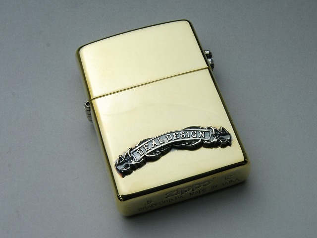 DEAL DESIGN ディールデザイン ブラスZIPPO ライター メンズアクセサリー ロック ギフト シルバー925 シルバーアクセサリー 銀 SV925