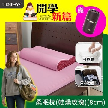 TENDAYS 玩色柔眠記憶枕(乾燥玫瑰) 8cm