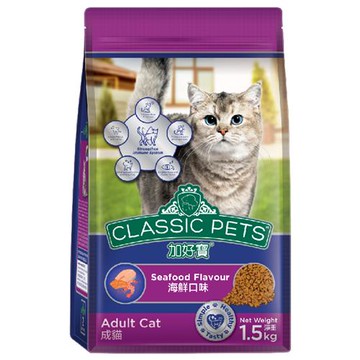 加好寶乾貓糧 - 海鮮口味 1.5KG