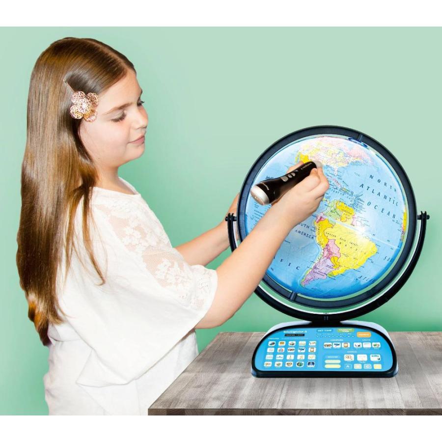 Replogle Globes Intelliglobe II Advanced Interactive Talking Kids Globe with Wireless Intellipen
