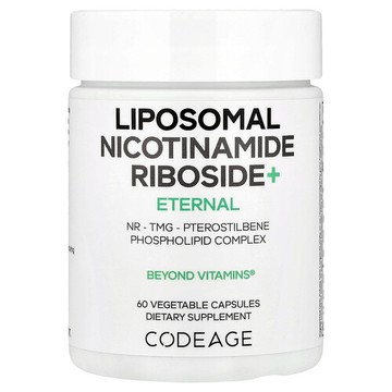 Codeage, 脂質體，煙醯胺核糖+，60 粒素食膠囊