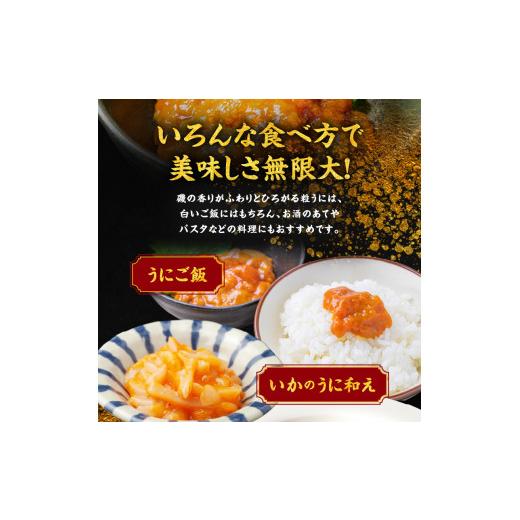 ふるさと納税 北海道 余市町 粒うに 塩うに 50g×2 北海道産