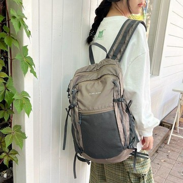 簡約日韓風新款夏季戶外登山輕量化防水運動徒步超輕摺疊通用雙肩包雙肩包 背包 旅行包 電腦包 多功能包 學生書包 休閒包