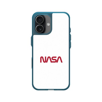 iPhone 17 Clear (相機按鈕) 夜幕藍 - NASA - The Worm (White)