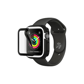 Apple Watch Series 3 (42mm) Apple Watch 3D壯撞貼 黑