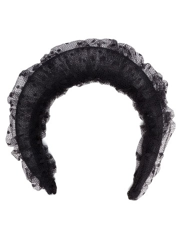 RED(V) - mesh-wrapped headband - women - Polyamide - One Size - Black