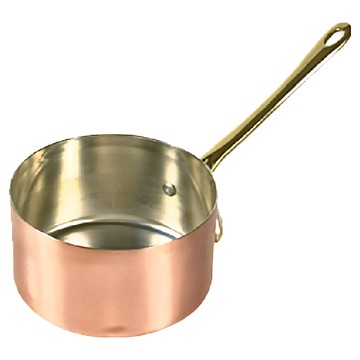 AHA 一法 單把專業銅鍋  9cm  銅色 + 金色  1個