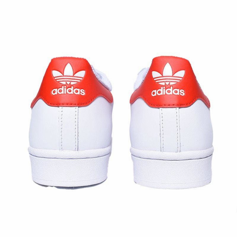 Adidas superstar red outlet lines