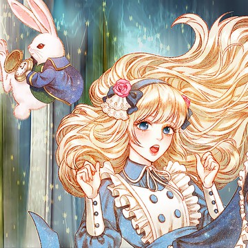 愛麗絲墜落貼紙組 (8色)