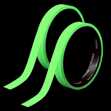 AHOYE 夜光膠帶2件組  螢光色  1組  300 x 1.2cm