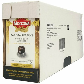[COSCO代購6] D158441 Moccona 義式咖啡膠囊 深度烘焙 100顆