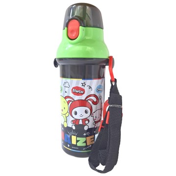 Skater Maizen AG抗菌水壺 彈蓋直飲  彈蓋直飲 黑色  480ml  1瓶