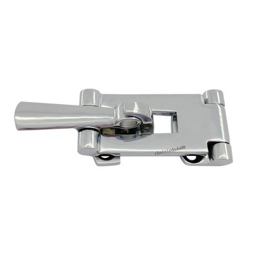 精選特惠 船用不鏽鋼新品搭扣 75mm艙門摺疊鉸鏈鎖箱釦固定鎖釦 遊艇配件