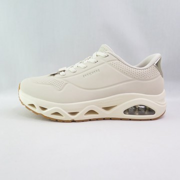 SKECHERS 190113WNAT 女休閒鞋 UNO Glide Step 寬楦款 瞬穿 氣墊 自然色
