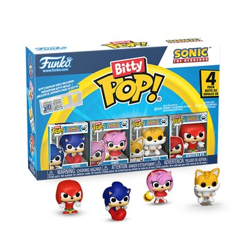 Funko Bitty POP 音速小子：索尼克 4入組