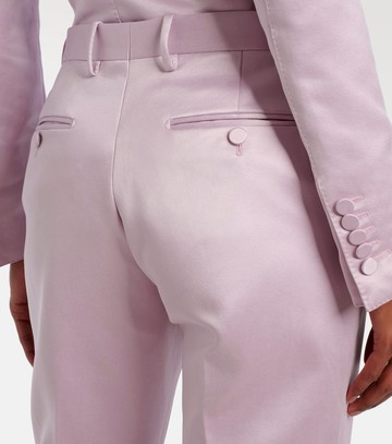 Tom Ford Cotton and silk duchesse straight pants