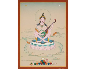 薩拉斯瓦蒂唐卡－傳統佛教音樂與雄辯女神藝術