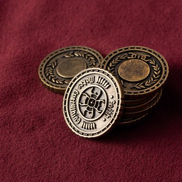 【JK銀飾】幸運降臨-幸運幣-黃銅