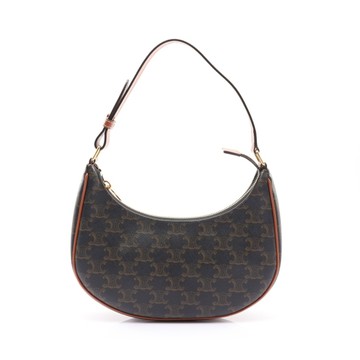 CELINE 賽琳 Ava 肩背包 棕色 PVC塗層帆布 【二手名牌BRAND OFF】