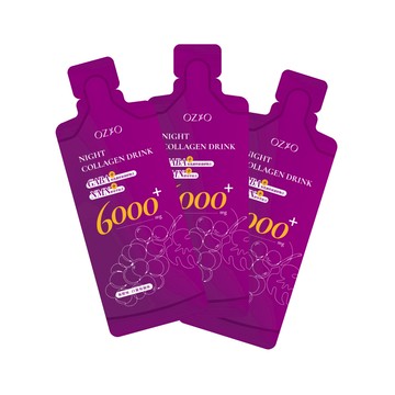 【贈品】OZIO 歐姬兒膠原蛋白晚安飲試飲包 3入 官方旗艦店（贈品用賣場請勿下單）