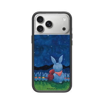 iPhone 17 Pro Max Mod NX -邊框背蓋組合 (相機按鈕) 黑 - 幾米 Jimmy Liao - 世界別為我擔心-在一起