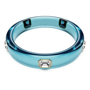 Dulcis 手鐲, 八角形切割, 藍色, 鍍金色色調