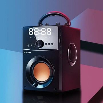 拉桿音響 音響低音炮藍牙音箱無線小音箱迷你家用k歌插卡戶外廣場舞大音量【林之舍】