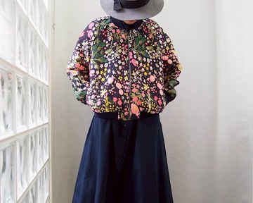 瘋狂織紋飛行員夾克