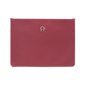 【Aigner 艾格納】PICO 4卡優遊卡/信用卡套-酒紅