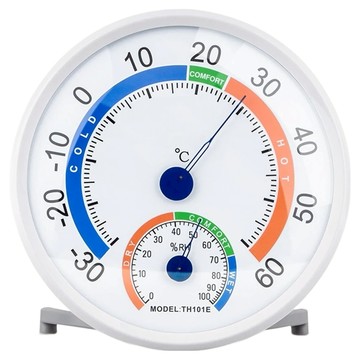 PRACTICAL 實用牌 室內外溫濕度計 指針式  白色  1個