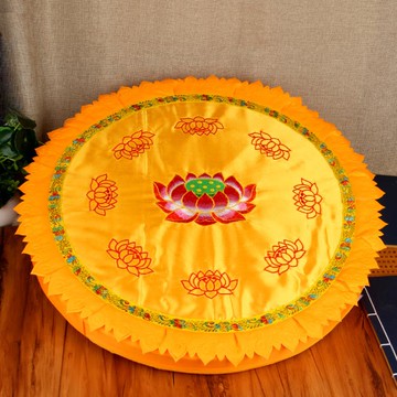 佛堂拜墊拜佛墊蓮花磕頭跪墊跪拜墊禮佛教用品蒲團禪修墊打坐家用 99購物節