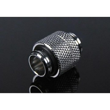 G1/4" 雙外牙旋轉接頭 / 旋轉對絲接頭 / 對接接頭-銀色 黑色 白色