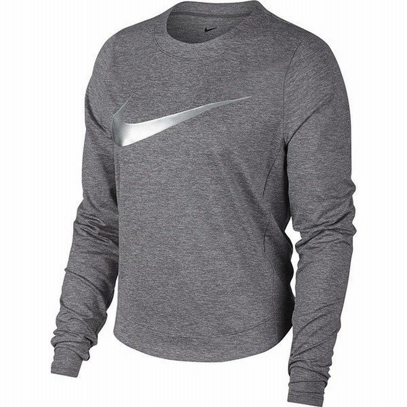 Nike ナイキ ナイキ ウィメンズ Dri Fit エレメント Gx クルー トップ Aj8721 056 ランニング レディース長袖tシャツ レディース ガンスモーク アトモスフ 通販 Lineポイント最大0 5 Get Lineショッピング