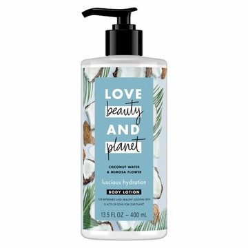 Love Beauty and Planet Luscious Hydration Coconut Water & Mimosa Flower Body Lotion 13.5 fl oz