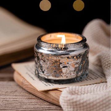 保庇BOBEE 滿天星魔法 許願星空香氛開運蠟燭 240g - 銀色招財